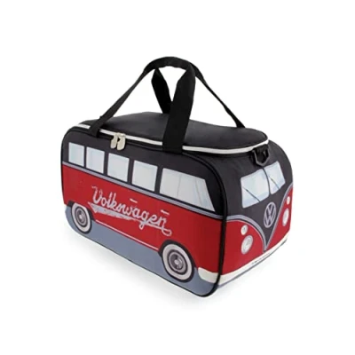 Afbeelding van Volkswagen T1 Bus Koeltas 25 Liter Rood/Zwart