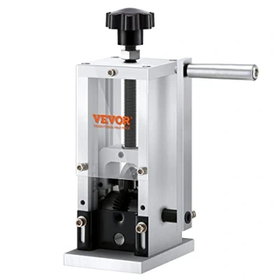Image de VEVOR Machine à Dénuder Manuelle 1,5 30 mm Dénudeur Câble avec Manivelle Dénudeuse Cuivre Pince Dépouillement Fil Électrique pour Recyclage Cuivre, Peut Être Connecté Perceuse Non Incluse