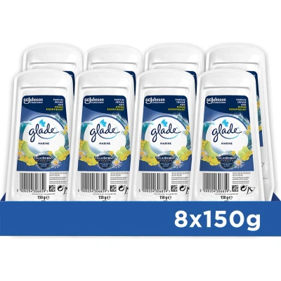 Afbeelding van Glade Gel Marine Luchtverfrisser 8 x 150G