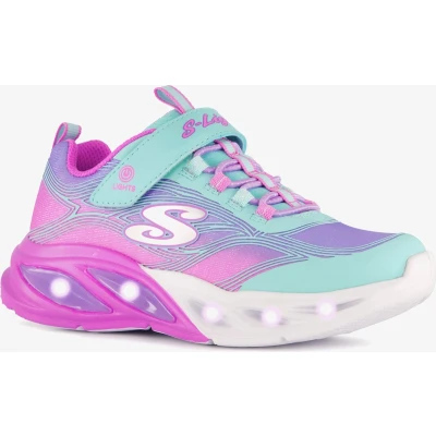 Afbeelding van Skechers Cosmic GLOW Sneakers laag turquoise/multicoloured voor kinderen, Maat: 34, Turquoise/multi coloured Textiel/ synthetisch