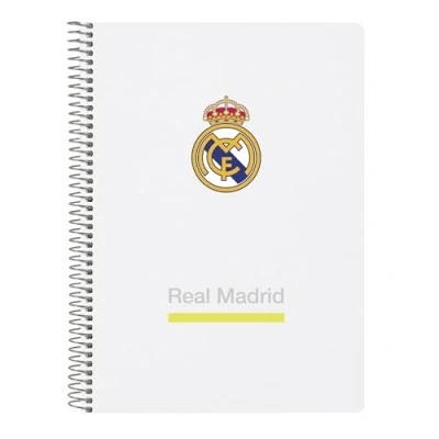 Afbeelding van Notitieboekje Real Madrid C.F. Wit A5 80 Lakens