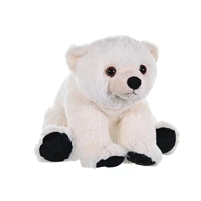 Afbeelding van Pluche dieren knuffels ijsbeer van 30 cm Knuffeldieren speelgoed