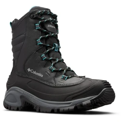 Afbeelding van Columbia Bugaboot III Outdoorschoenen, Dames, Maat: 39.5, Black/pacific rim Textiel/ synthetisch