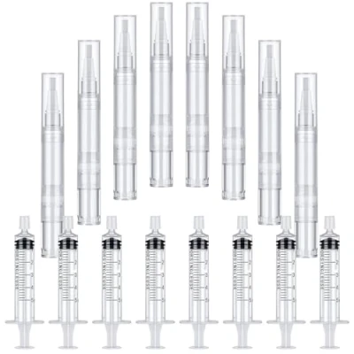 Afbeelding van Lakstift Penseel om te vullen Reparatieset Voor muurverf Transparante tube van 3 ml 5 naaldbuizen Meubelverfstift gipsplaten