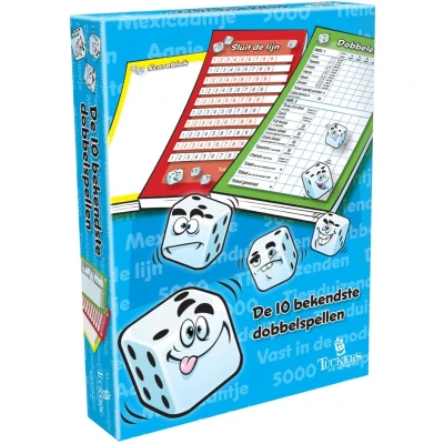 Afbeelding van Spel De 10 Bekendste Dobbelspellen