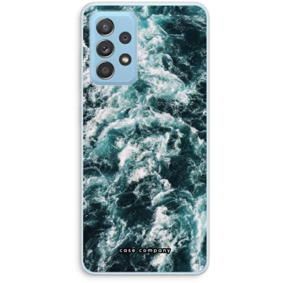 Afbeelding van Case Company® hoesje geschikt voor Samsung Galaxy A73 Zee golf Soft Cover Telefoonhoesje Bescherming aan alle Kanten en Schermrand
