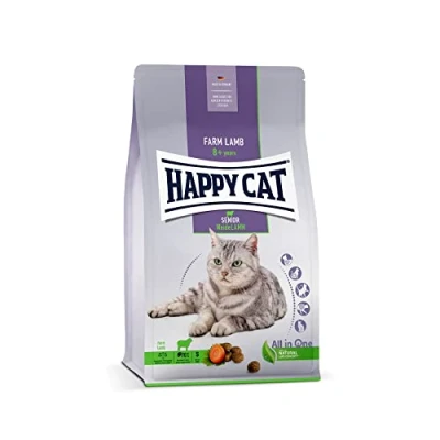 Afbeelding van Happy Cat Senior WeideLamm Kattenvoer 4 kg