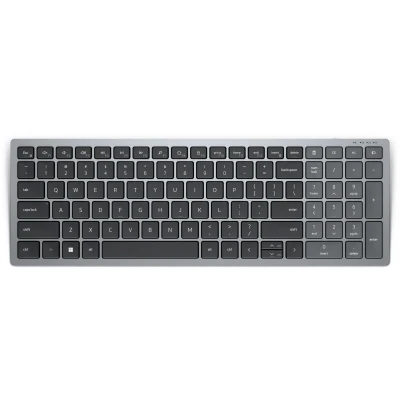 Afbeelding van DELL KB740 toetsenbord Kantoor RF draadloos + Bluetooth QWERTY Engels Grijs, Zwart