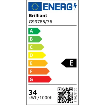 Afbeelding van Brilliant Iorgo LED plafondpaneel 44x44cm zwart/wit, metaal/kunststof, 1x geïntegreerd, 40 W, (lichtstroom: 4300lm, lichtkleur: 3000K)