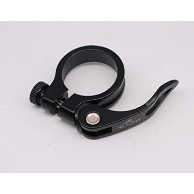 Afbeelding van CarbonEnmy Aluminium fietszadelklem met snelspanner, 35 mm (zwart)