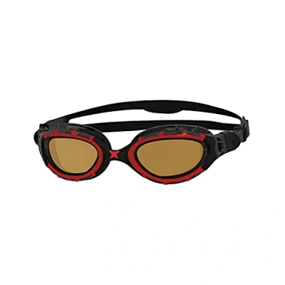 Afbeelding van Zoggs Predator Flex Polarized Ultra Zwembril Red Black, Copper Small Fit