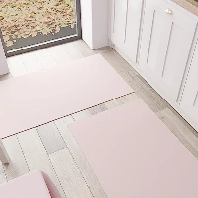 Afbeelding van PETTI Artigiani Italiani keukentapijt, wasbaar, antislip, effen 52 x 380 cm, poeder, 100% Made in Italy