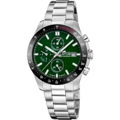 Afbeelding van Lotus Chronograaf, Heren, Maat: One Size, Green