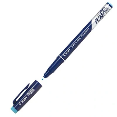 Afbeelding van Pilot FriXion Lichtblauwe Fineliner Uitwisbare viltstift met 0.45mm schrijfbreedte