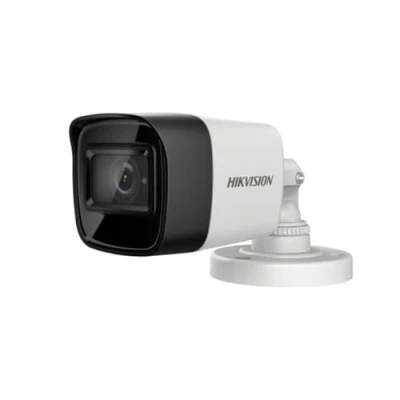Afbeelding van Hikvision DS 2CE16H8T IT(2,8 mm) Bullet 5MP HD TVI (2560 x 1944 pixels), Netwerkcamera, Zwart, Wit
