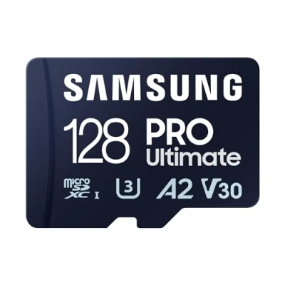 Image de Samsung PRO Ultimate 128 Go (2023) microSDXC + Lecteur USB