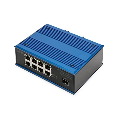 Afbeelding van Digitus DN 651137 Industrial Ethernet Switch 8 + 1 poorten 10 / 100 1000 MBit/s PoE functie