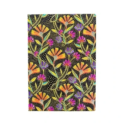 Afbeelding van Playful Creations Wild Flowers (Playful Creations) Midi Dot Grid Softcover Flexi Journal (Elastic Band Closure)