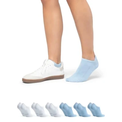 Afbeelding van DANISH ENDURANCE No Show Katoenen Sokken 6 paar ademend en anti slip technologie Maat 39 42