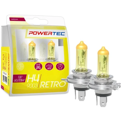 Afbeelding van Powertec Retro H4 12V Set