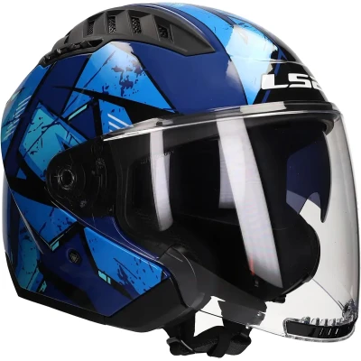 Afbeelding van LS2 Helm Copter II Kanji OF600 blauw maat S