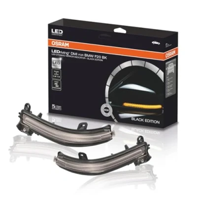 Image de OSRAM LEDriving Indicateur dynamique de rétroviseur à LED séries 1, 2, 3, 4 et X1 édition noire, Set 2
