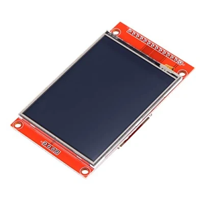Afbeelding van 2.8 &quot;SPI TFT LCD Display Touch Panel, 240x320 SPI Panel Serial Port Module met PCB ILI9341 5V/3.3V Color LED