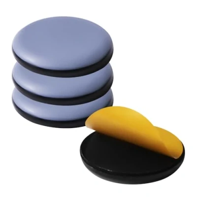 Afbeelding van Meubelglijders voor tapijt en hardhouten vloeren (rond, 50 mm, 4)