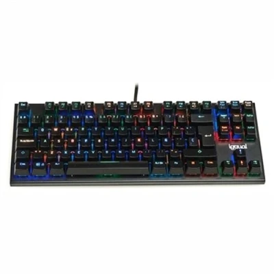 Image de iggual ONYX Clavier TKL backlit USB QWERTY commutateur : Outemu Blue noir