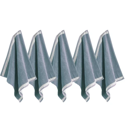 Afbeelding van Byrklund Keukendoek Dry Hands Blauw 5 stuks