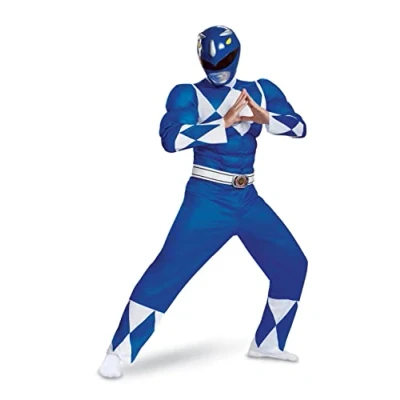 Afbeelding van DISGUISE 79731C 15L Blue Ranger Classic Muscle Adult Power Dress Up &amp; Accessoires, XXL