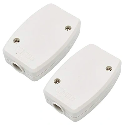 Afbeelding van FUJIE 2 stuks elektrische aansluitdoos 3 polige kabelconnector wit