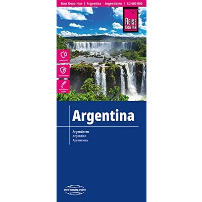 Afbeelding van Reise Know How Landkarte Argentinien 1 : 2.000.000