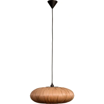 Afbeelding van Dutchbone Bond Oval Hanglamp Ø50 Cm Lichtbruin