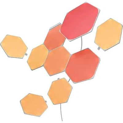 Image de Ruban LED Nanoleaf Shapes Hexagons Starter Kit 9 Panneaux 18 W