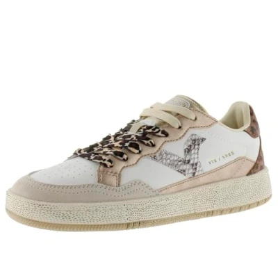 Afbeelding van Sneakers White Smash Leopard mix