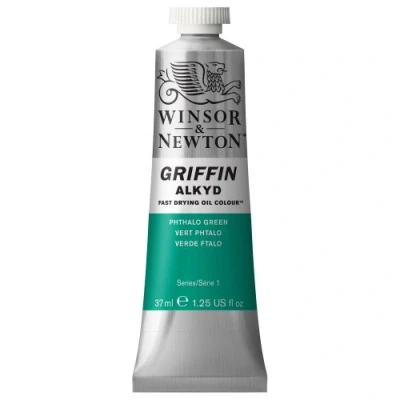Afbeelding van Winsor &amp; Newton Griffin Alkyd Olieverf 37ML Phthalo Green Blue Shade 522
