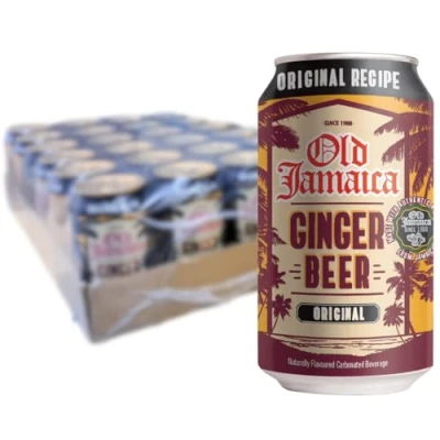 Afbeelding van OLD JAMAICA Gemberbier, verpakking van 24 stuks (24 x 330 ml)