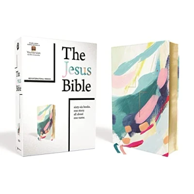 Afbeelding van The Jesus Bible Artist Edition, NIV, Leathersoft, Multi color/Teal, Comfort Print