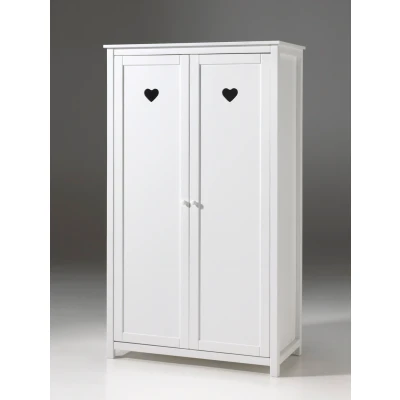 Afbeelding van Vipack Amori kledingkast 2 of 3 deurs wit