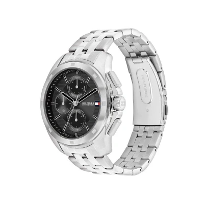 Afbeelding van Tommy Hilfiger Walker Horloge silvercoloured, Heren, Maat: One Size, Silver coloured
