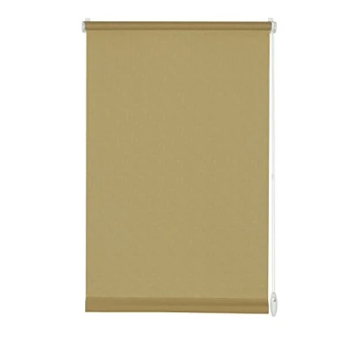 Afbeelding van GARDINIA Rolgordijn om op te klemmen of lijmen, verduisterend rolgordijn, incl. montageset, Easyfix effen bruin, 60 x 150 cm (B H)