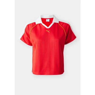 Afbeelding van Puma Relaxed Poloshirt, Dames, Maat: XL, For all time red