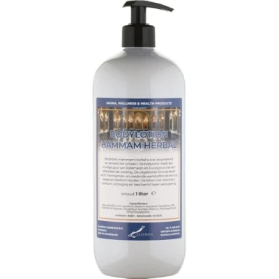 Afbeelding van Bodylotion Hammam Herbal 1 liter met gratis pomp