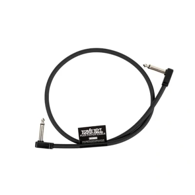 Afbeelding van Ernie Ball Flex patchkabel 61 cm zwart enkel