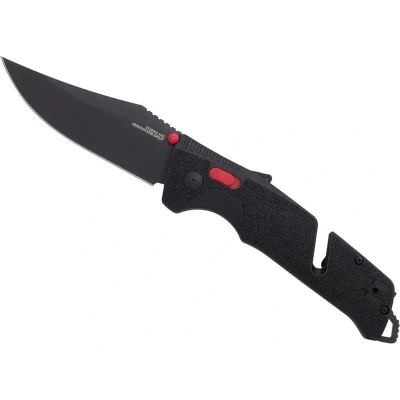 Afbeelding van SOG Zakmes Trident AT Black Red PE