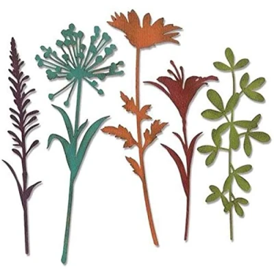 Afbeelding van U horizon Mooie metalen stanssjablonen voor scrapbooking, reliëf, album, kaarten, knutselen (mooie bloemen)