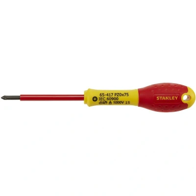 Afbeelding van STANLEY 1 65 417 FATMAX schroevendraaier Pozidriv VDE PZ0 x 75mm