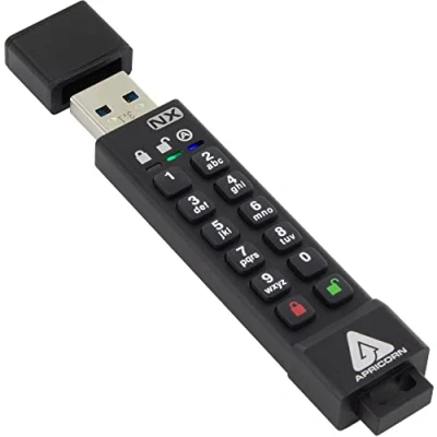 Afbeelding van Apricorn ASK3 NX 8GB Robuuste beveiligde USB stick met Pincode