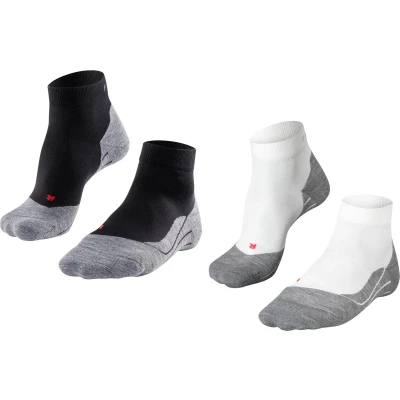 Afbeelding van Falke RU4 Endurance Short 2PACK Running Functional Mediumcushioned Sportsokken, Dames, Maat: 37/38, Sortiment